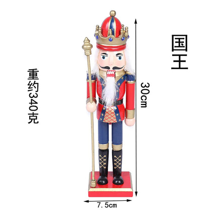 Nutcracker Christmas Crafts Decoration For Home Xmas New Year Gifts Kids 2023 Ornaments Toys Baubles Bar Table Room Decor 2021