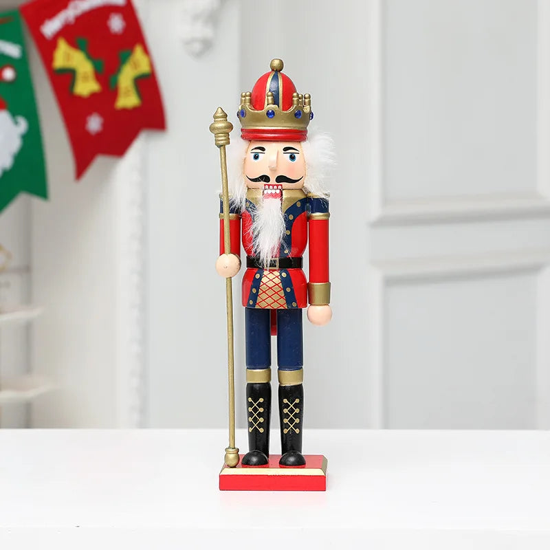 Nutcracker Christmas Crafts Decoration For Home Xmas New Year Gifts Kids 2023 Ornaments Toys Baubles Bar Table Room Decor 2021