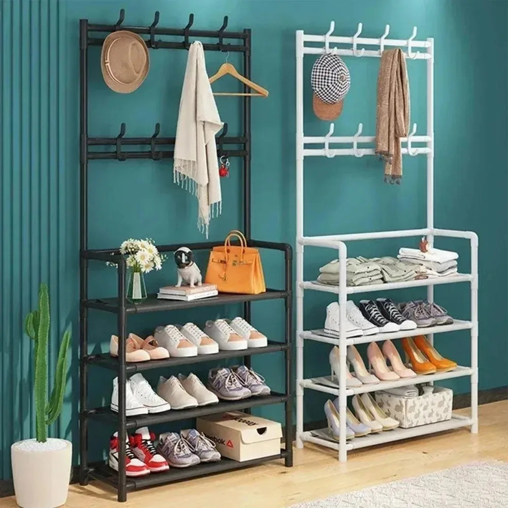 Multi-Layer Shoe Rack & Clothes Hanger