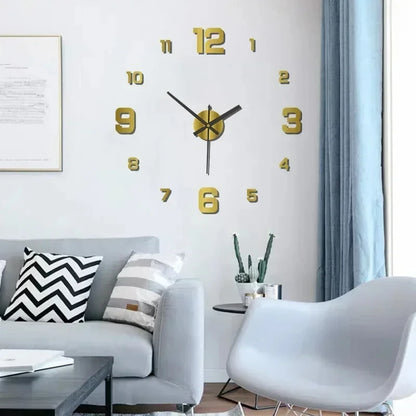 Creative DIY Frameless Wall Clock