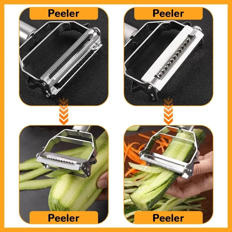 Durable Stainless Steel Multifunctional Kitchen Peeler