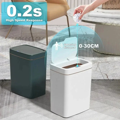 Touchless Smart Bathroom Trash Can