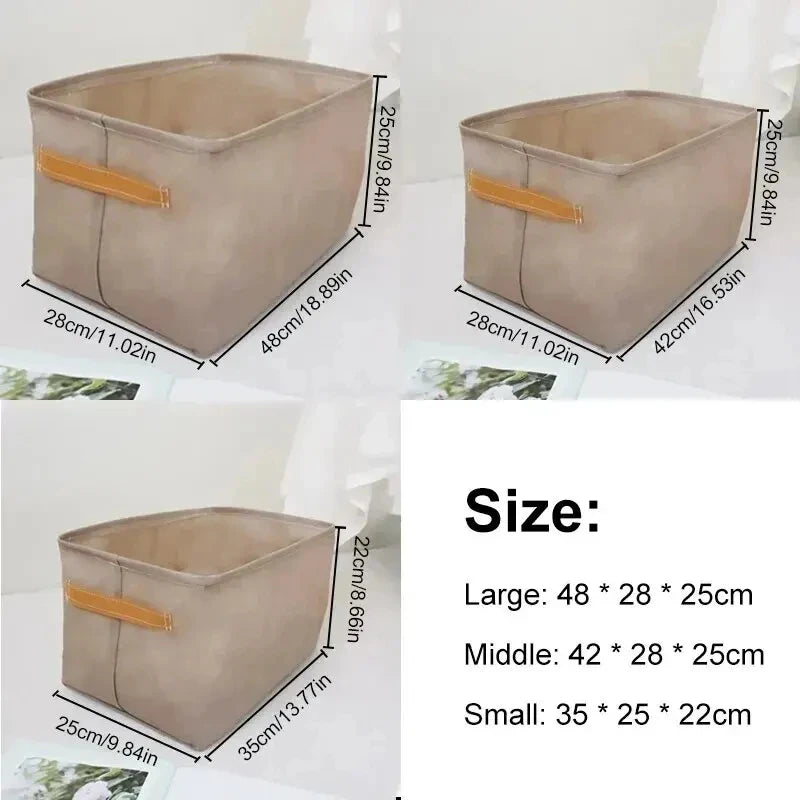 Foldable Large Capacity Clothes Storage Basket