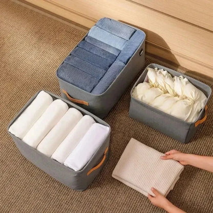 Foldable Large Capacity Clothes Storage Basket