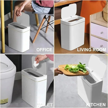 Touchless Smart Bathroom Trash Can