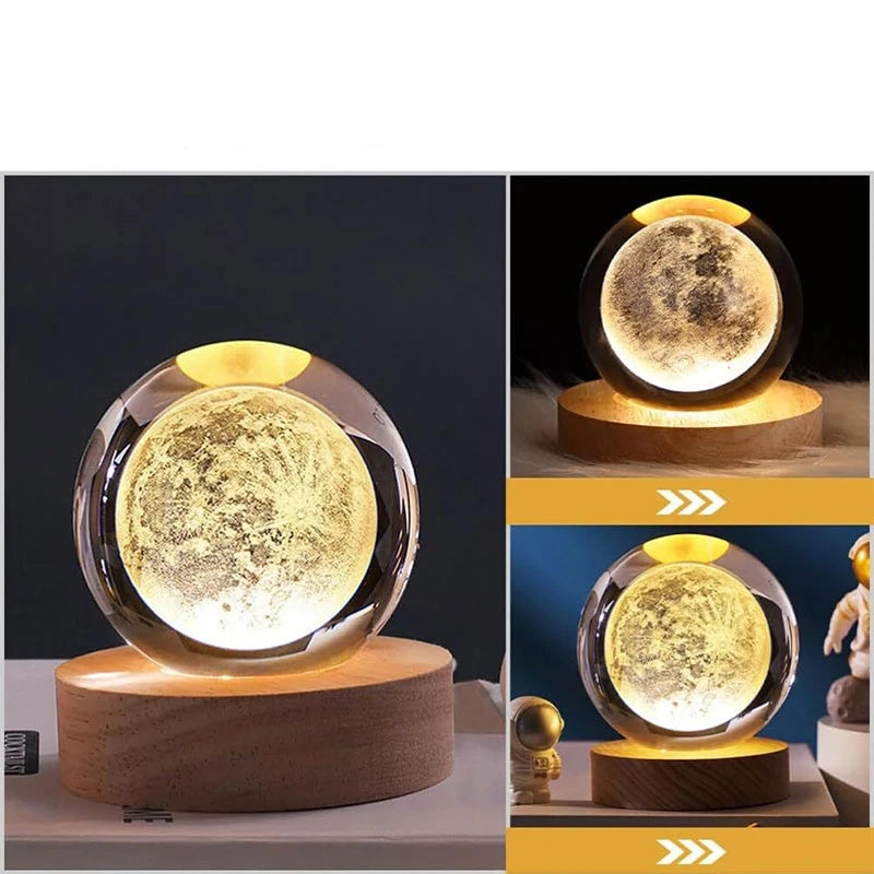 Luminous Crystal Ball Night Light