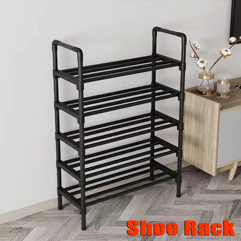 Shoe Rack Practical Shoe Cabinet for Home Dorm Room Balcony Multifunctional Removable Assembly Storage Shelf Home Supplies