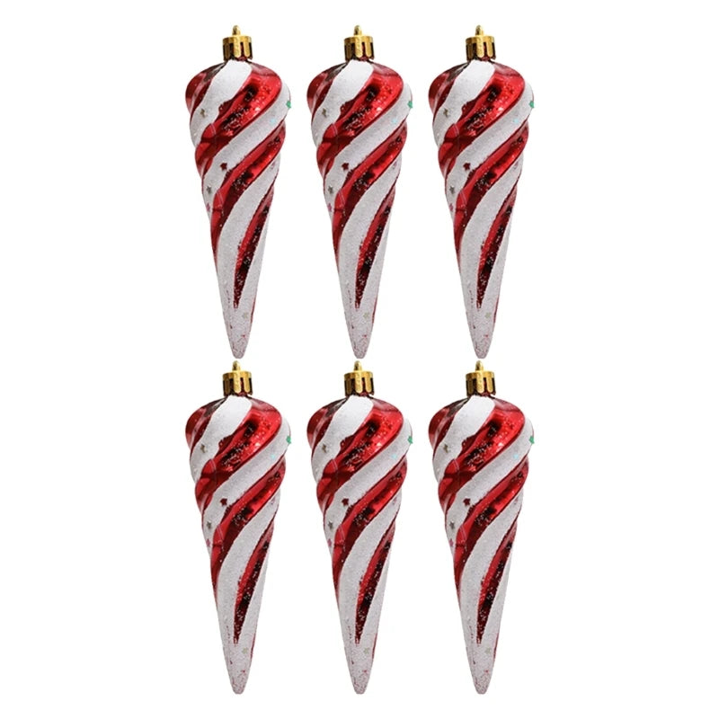 Festival Hanging Candy Cane Christmas Tree Baubles Home Office Decorations