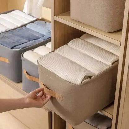 Foldable Large Capacity Clothes Storage Basket