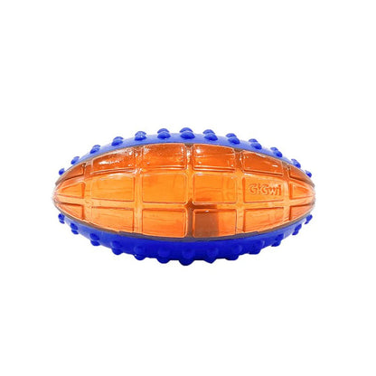 GiGwi Pet Dog Soft Pet Ball Squeaky Toy For Small Large Dog Rugby Tennis Football Basketball Latex Tooth Cleaning Training Toys