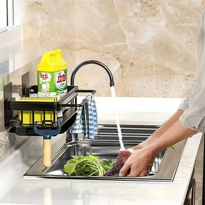 Aluminum Sink Drain Rack Organizer