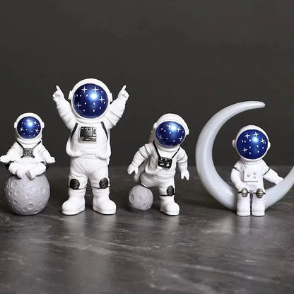 4-Pack Astronaut Figurine Set