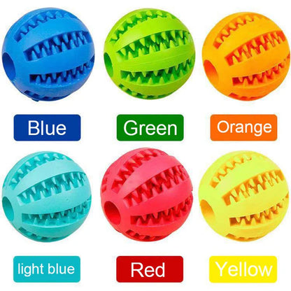 Dog Toy Rubber Ball Bite Resistant Training Dog Ball Pet Educational Toy  Watermelon Ball