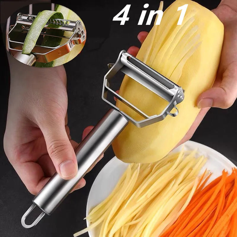 Durable Stainless Steel Multifunctional Kitchen Peeler