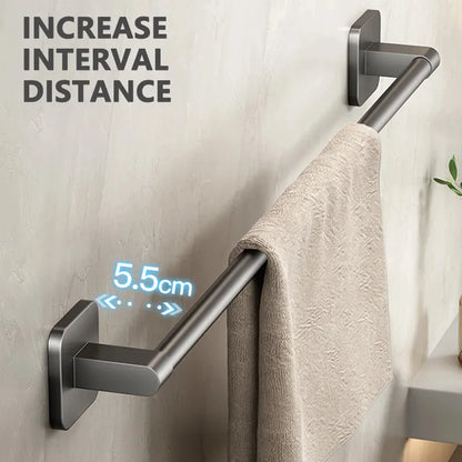 Wall-Mounted Non-Perforated Towel Rack