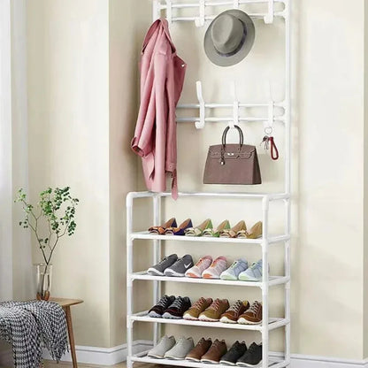 Multi-Layer Shoe Rack & Clothes Hanger