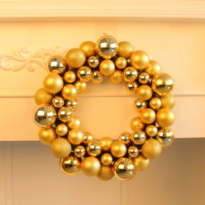 Christmas Ball Wreath 35cm Colorful Ball Bauble Decorative Pendant