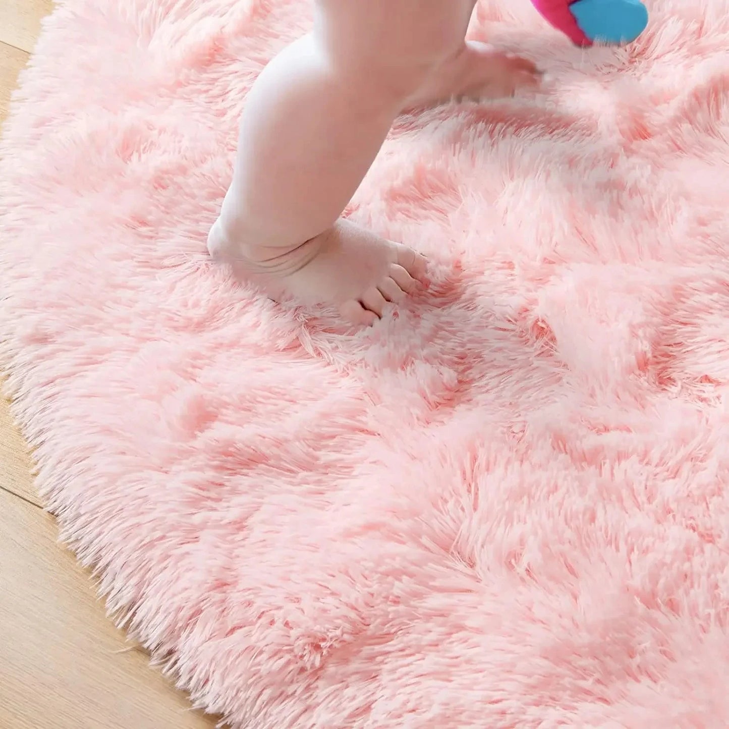 Soft Fluffy Round Rug