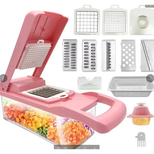 14-Piece Multi-Functional Vegetable Cutter