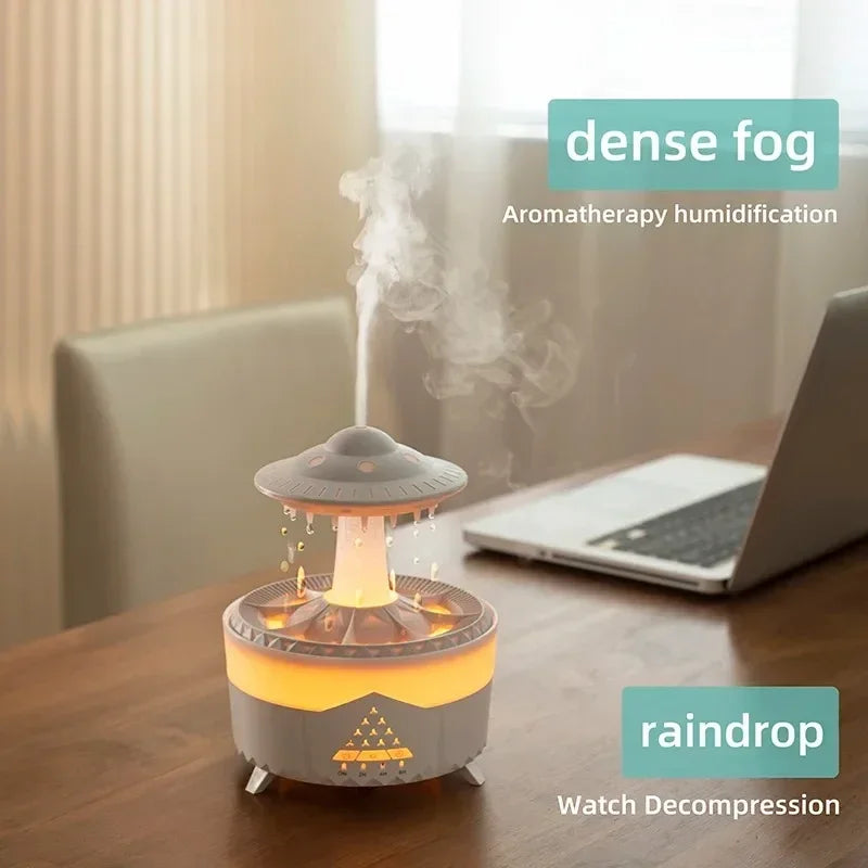 Rain Cloud Night Light Humidifier