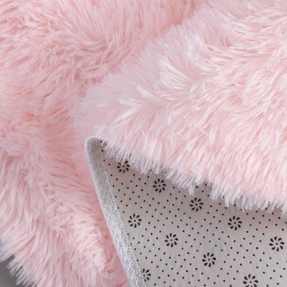 Soft Fluffy Round Rug