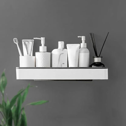 Punch-Free Wall-Mounted Bathroom Storage Rack