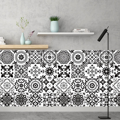 16pcs/Set Matte Waterpoof Tile Wall Sticker Home Decoration Peel & Stick Wallpaper Kitchen Bathroom Wardrobe Floor PVC Art Mural