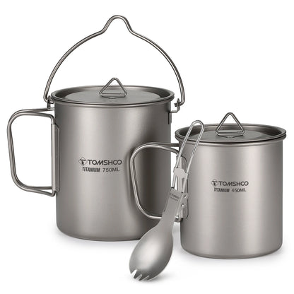 Ultralight Titanium Cookware Set