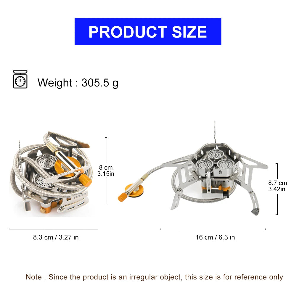 Widesea Portable Gas Stove for Camping