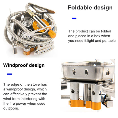 Widesea Portable Gas Stove for Camping