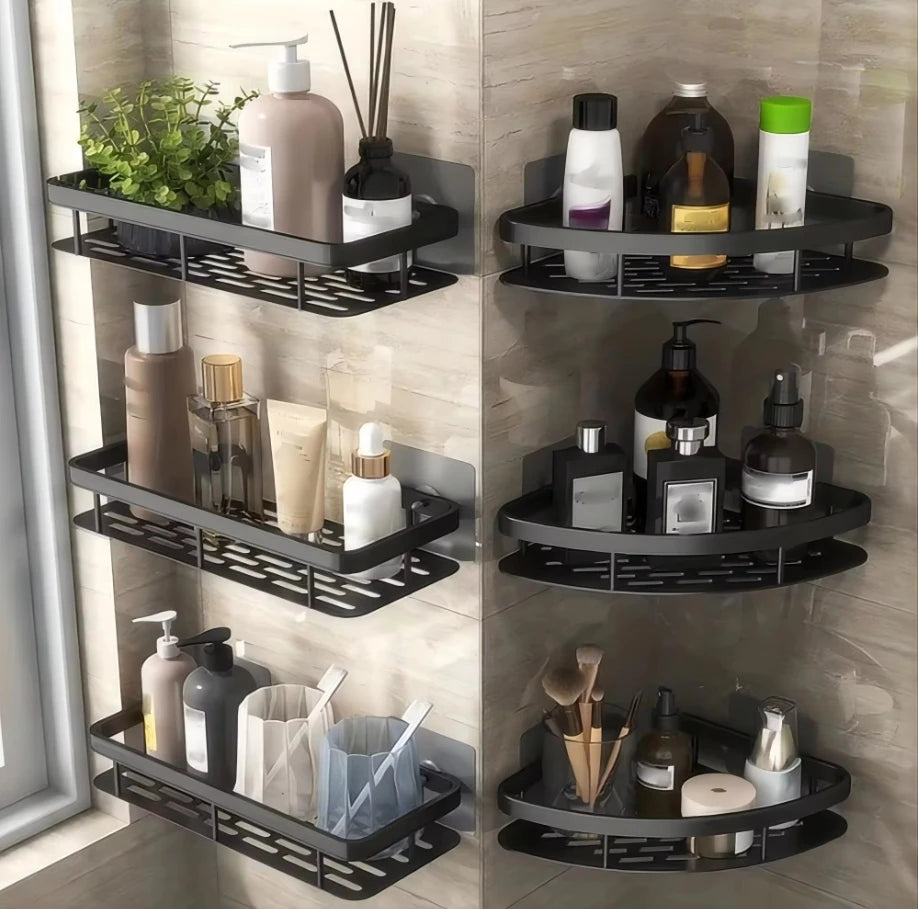 No Drill Corner Shelf