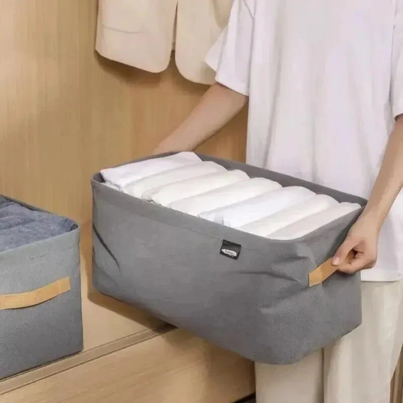 Foldable Large Capacity Clothes Storage Basket