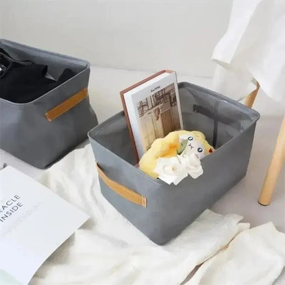 Foldable Large Capacity Clothes Storage Basket