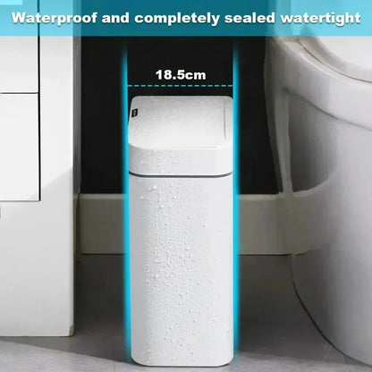 Touchless Smart Bathroom Trash Can