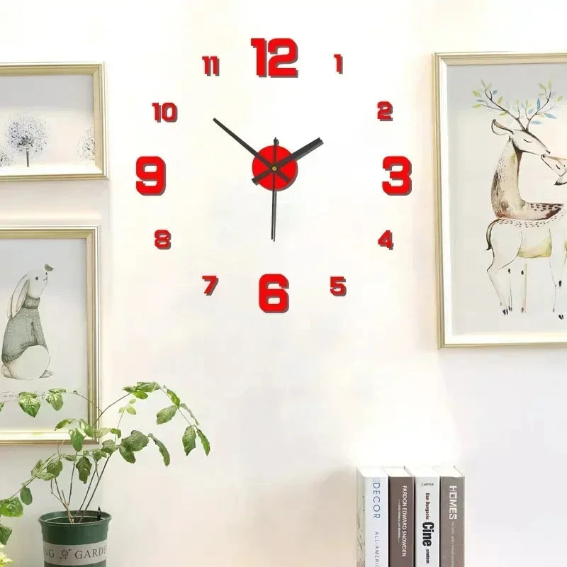 Creative DIY Frameless Wall Clock