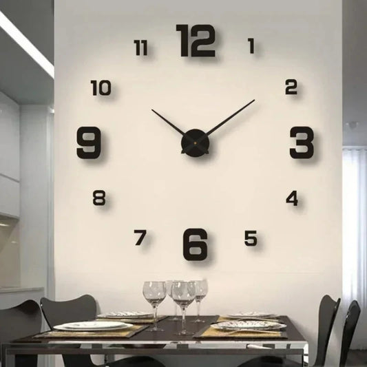 Creative DIY Frameless Wall Clock