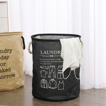 1 PC Household Portable Storage Basket Waterproof Durable Laundry Baskets Kids Toys Sundries Organizer Bucket