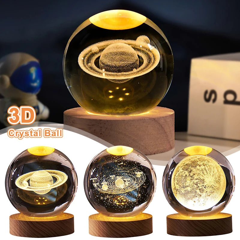 Luminous Crystal Ball Night Light